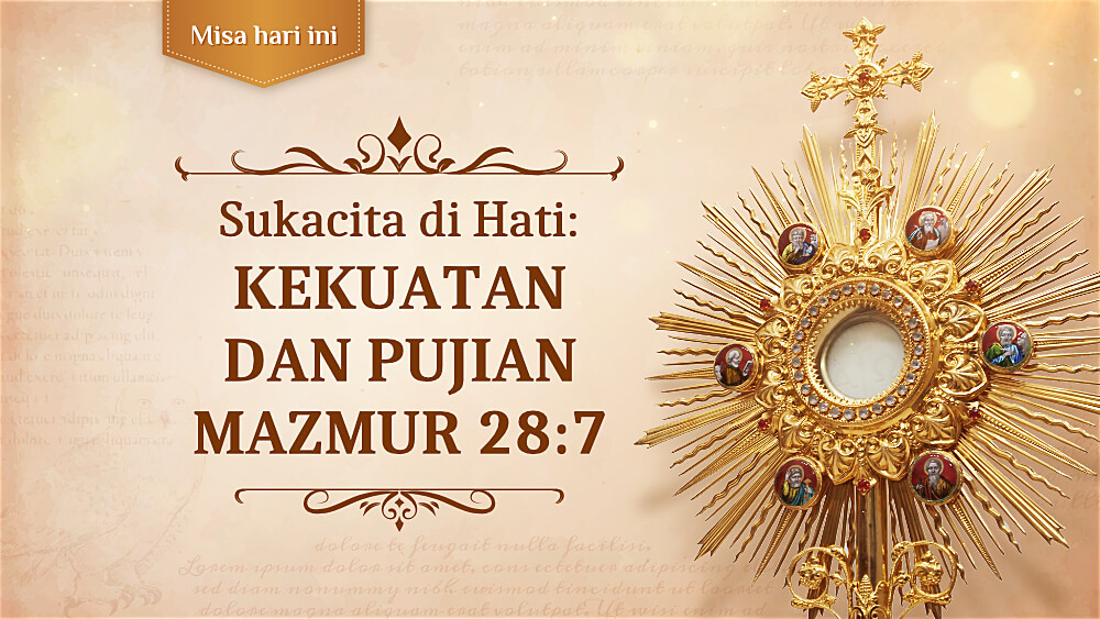 Sukacita di Hati: Kekuatan dan Pujian Mazmur 28:7