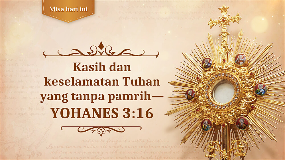 Kasih dan keselamatan Tuhan yang tanpa pamrih—Yohanes 3:16